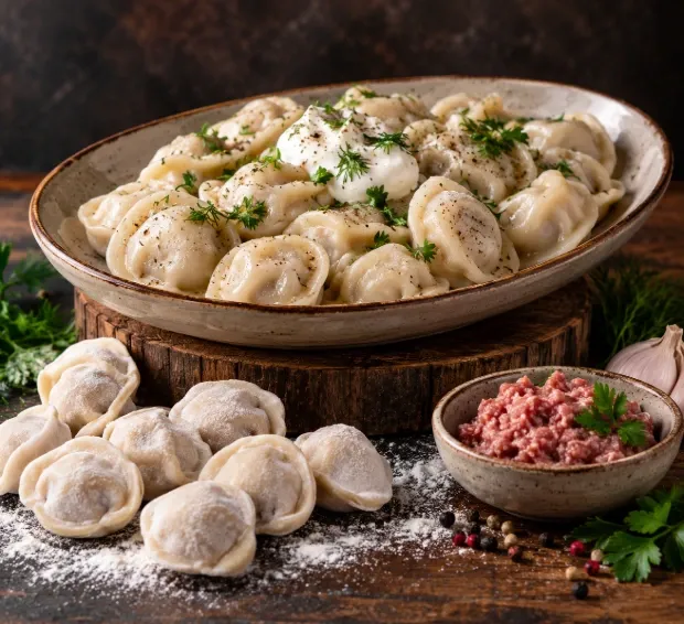 Pelmeni - Schwein & Rind - 1000g